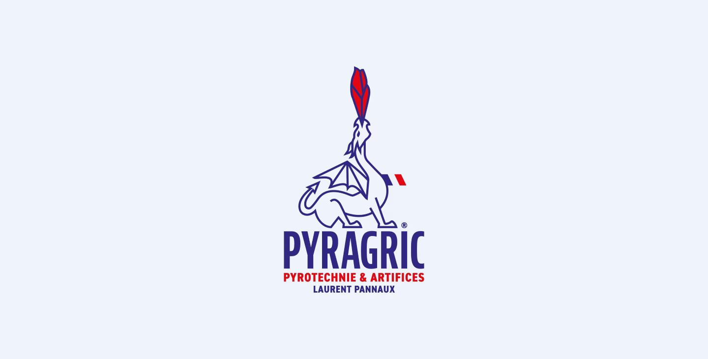 Logo de Pyragric en bleu sur fond clair