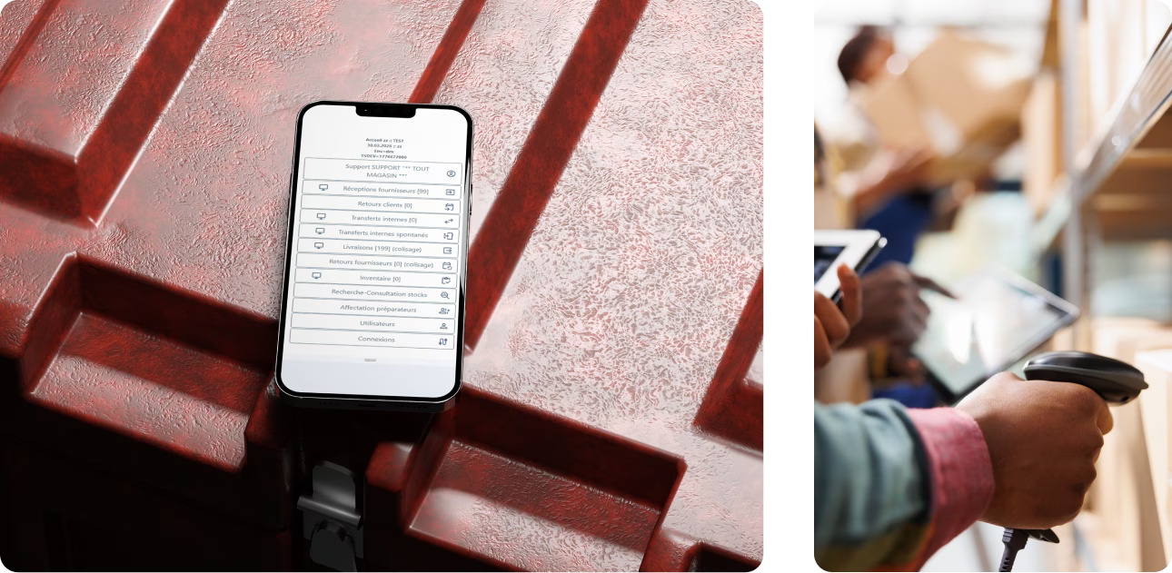 Utilisation d’ERT Scan sur terminal mobile pour gérer les opérations logistiques dans SAP Business One WMS