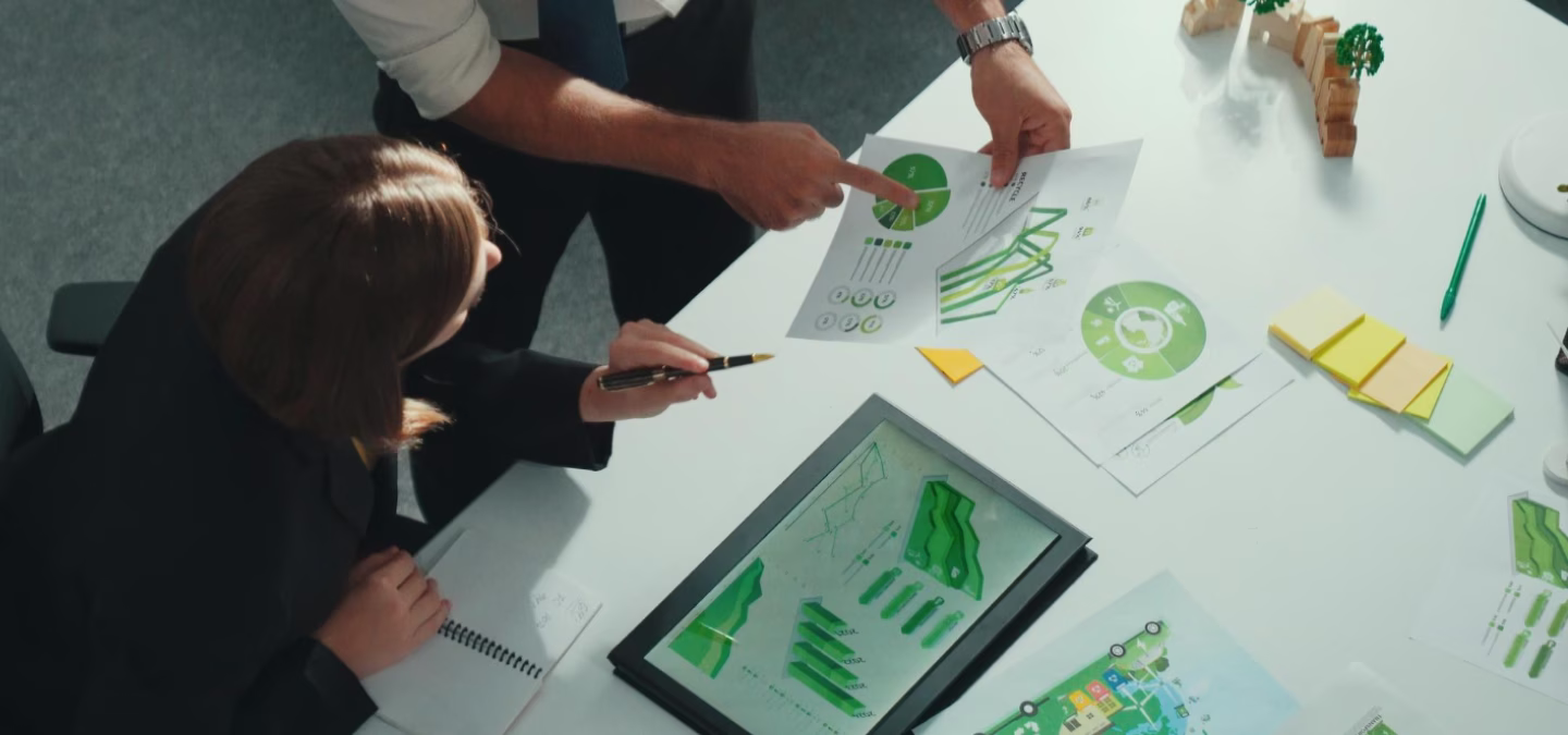 Illustration de Greenly et de la réduction de l’empreinte carbone des entreprises
