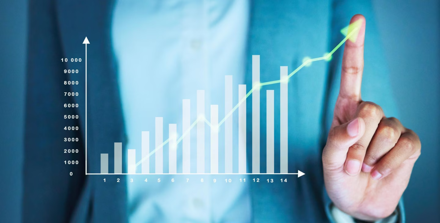 Tableau de bord digital illustrant le Performance Management avec indicateurs clés et suivi des performances en temps réel.