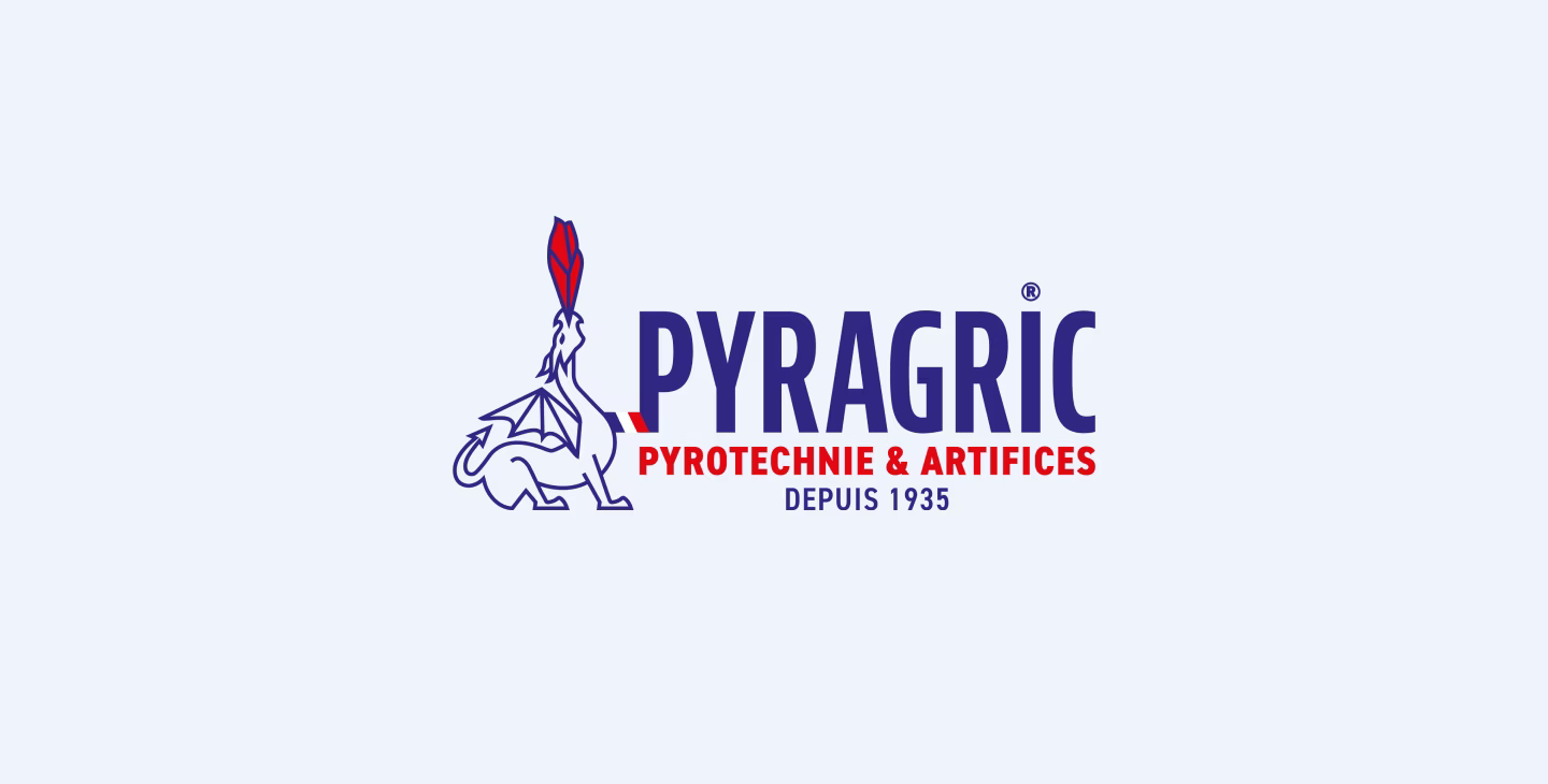 Logo de Pyragric en bleu sur fond clair