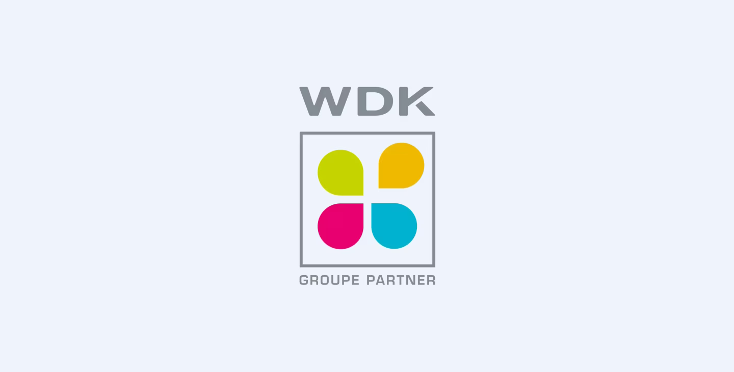 Logo WDK Groupe Partner, distributeur BtoB de jeux et jouets accompagné sur Sage X3