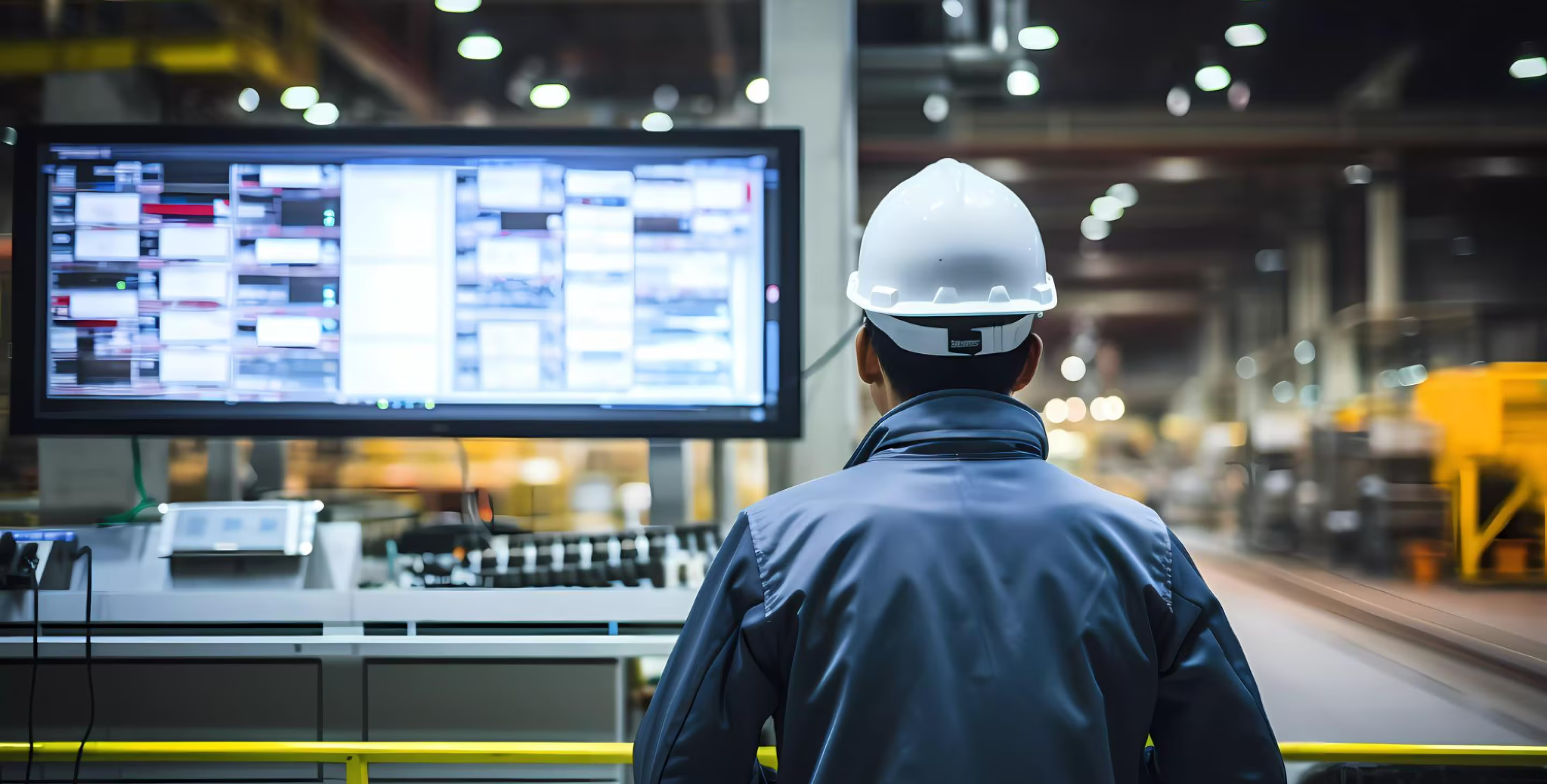 Opérateur supervisant la production sur écran avec le Scheduler OPERA connecté à Sage X3 dans un environnement industriel.